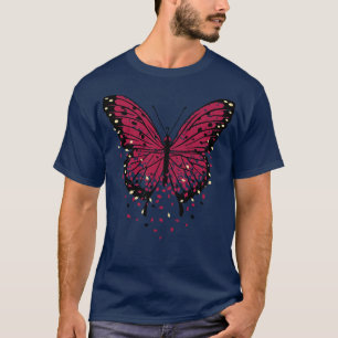 Camiseta Borboleta Monarca Autumn Deixa Viva Magenta por