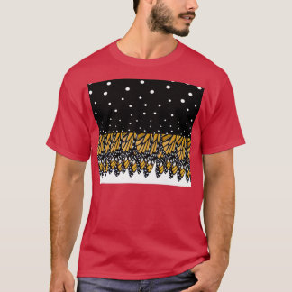 Camiseta Borboleta monarca com bolinhas