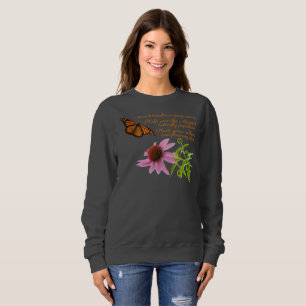 Camiseta Borboleta-monarca, coneflower