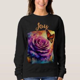 Camiseta Borboleta Monarca Rosa Roxo Laranja