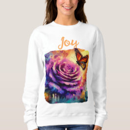 Camiseta Borboleta Monarca Rosa Roxo Laranja