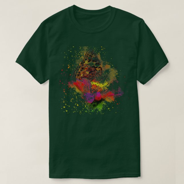 Camiseta Borboleta Monarch 26 (Frente do Design)