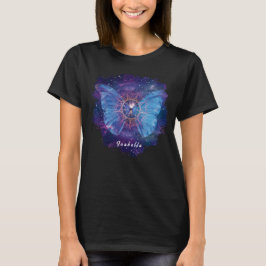 Camiseta Borboleta Morpho / Galaxy Mandala