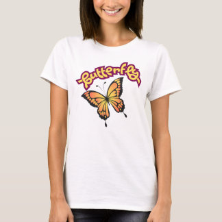 Camiseta Borboleta Mulher Básica T Shirs