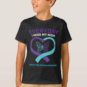 Camiseta Borboleta Na Memória Adoradora Prevenção Ao Suicíd