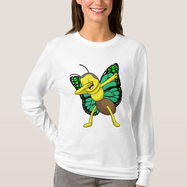 Camiseta Borboleta no laboratório Dance Dance Dab (Frente)