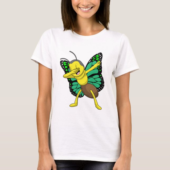 Camiseta Borboleta no laboratório Dance Dance Dab (Frente)