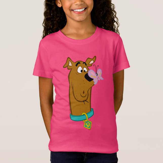 Camiseta Borboleta no Nariz de Scooby-Doo (Frente)