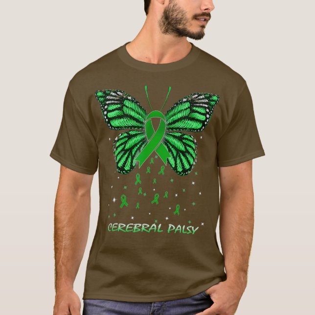 Camiseta Borboleta paralela cerebral (Frente)