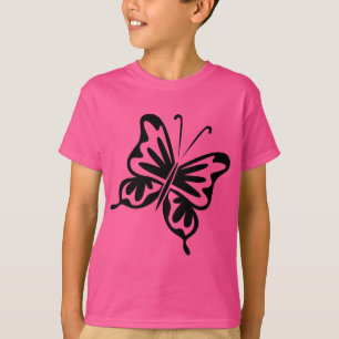 Camiseta Borboleta retro - preto