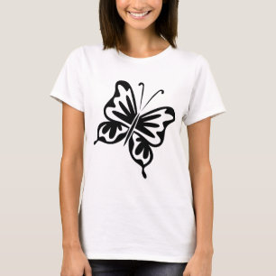 Camiseta Borboleta Retroativa - Preto