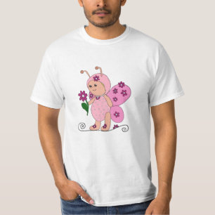 Camiseta Borboleta rosa