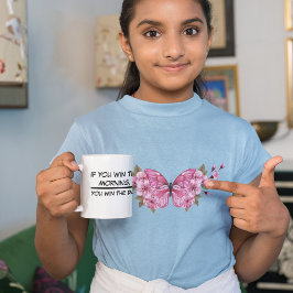 Camiseta Borboleta rosa com Sakura