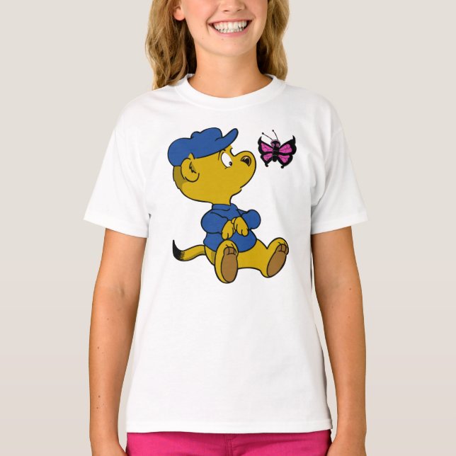 Camiseta Borboleta rosa de Ferald (Frente)