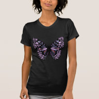 Borboleta Roxa e Preta