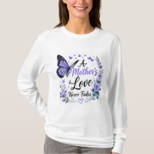 Borboleta Roxa O Amor de uma Mãe Nunca Desvanece