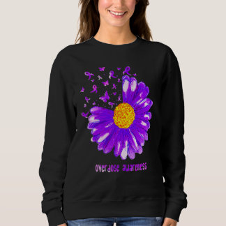 Camiseta Borboleta Roxo Fita Roxo Awarene Sobredosagem de G