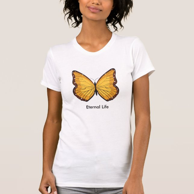 Camiseta Borboleta, símbolo da vida eterna (Frente)