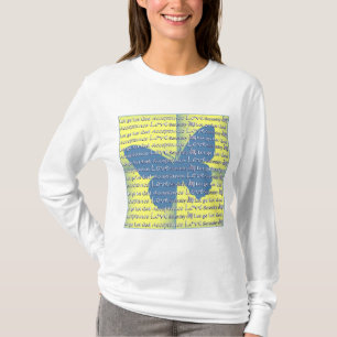Camiseta Borboleta Slogan