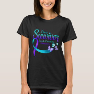 Camiseta Borboleta, sou um assistente de prevenção de suicí