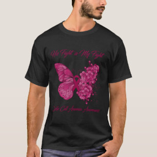 Camiseta Borboleta Sua Luta É A Minha Luta Contra A Anemia