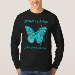 Camiseta Borboleta Sua Luta É A Minha Luta Contra A Doença