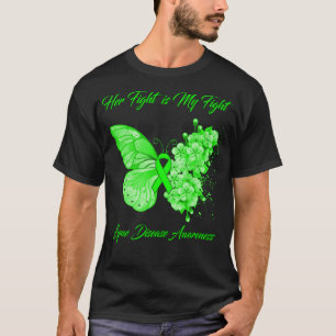 Camiseta Borboleta Sua Luta É Minha Luta Contra A Doença De