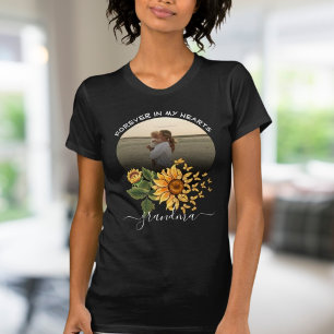 Camiseta Borboleta Sunflower Memorial Watercolor Family