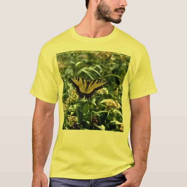 Camiseta Borboleta - tigre Swallowtail (Frente)