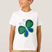 Camiseta Borboleta Verde