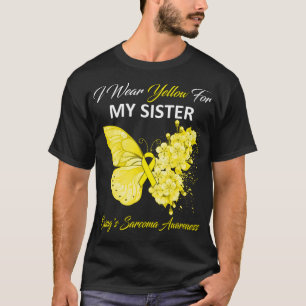 Camiseta Borboleta Visto Amarelo para o Sarc da Minha Irmã
