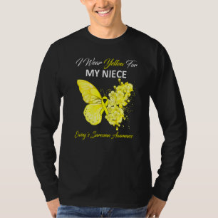 Camiseta Borboleta Visto Amarelo pelo Sarco da Minha sobrin