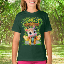 Camiseta Borboleta Whimsical Natureza Selvagem 🦋