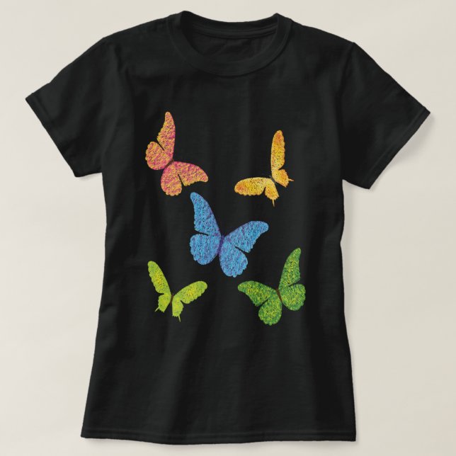 Camiseta Borboletas (Frente do Design)