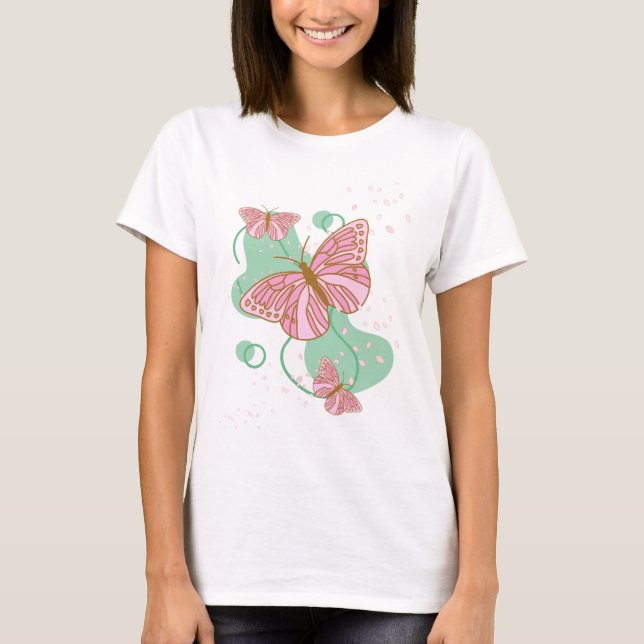 Camiseta borboletas (Frente)