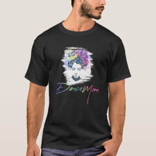 Camiseta Borboletas Afro Coloridas Mensagem Bun Dance Mãe M