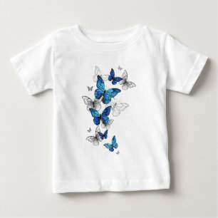 Camiseta Borboletas Azuis Morpho