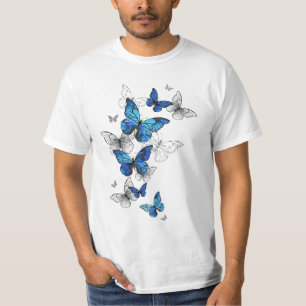 Camiseta Borboletas Azuis Morpho