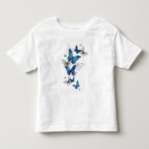 Camiseta Borboletas Azuis Morpho