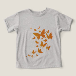 Camiseta Borboletas Bella + Canvas Tri-Blend