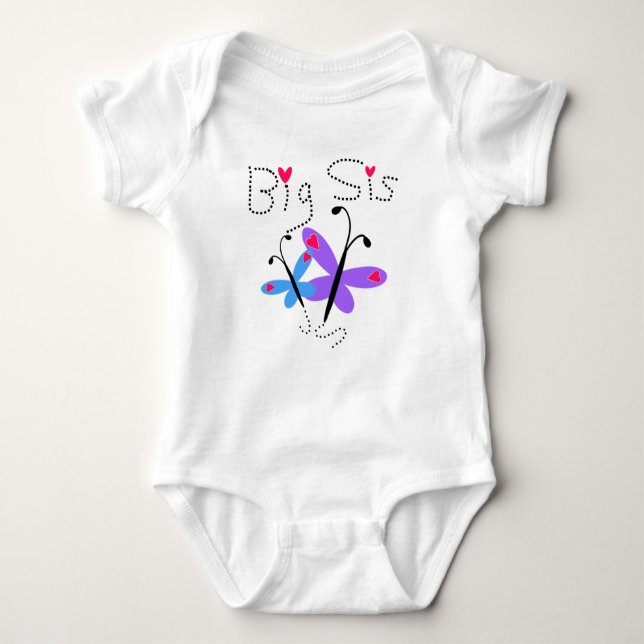Camiseta Borboletas Big Sis (Frente)