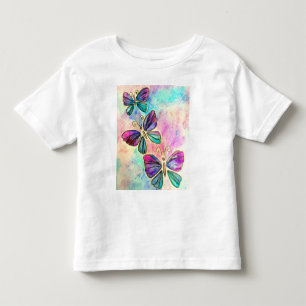 Camiseta Borboletas Coloridas Bonitas