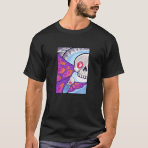 Camiseta Borboletas-crânios em voo