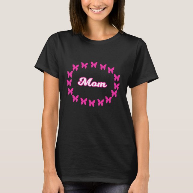 Camiseta Borboletas da Mamãe (Frente)