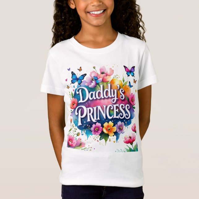 Camiseta Borboletas e Pais princesa (Frente)