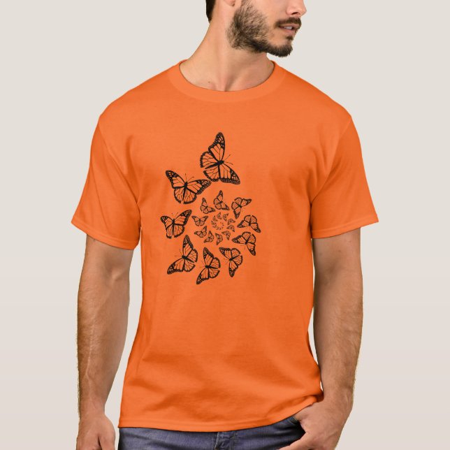 Camiseta Borboletas Espirais (Frente)