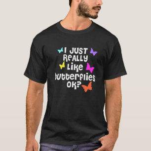Camiseta Borboletas Eu Gosto Muito De Borboletas