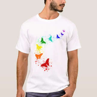 Camiseta Borboletas LGBT Orgulho gay