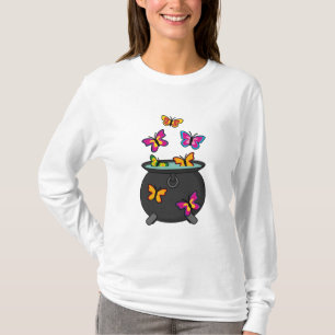 Camiseta Borboletas mágicas de caldeirão