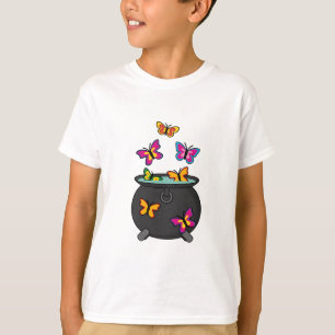 Camiseta Borboletas mágicas de caldeirão